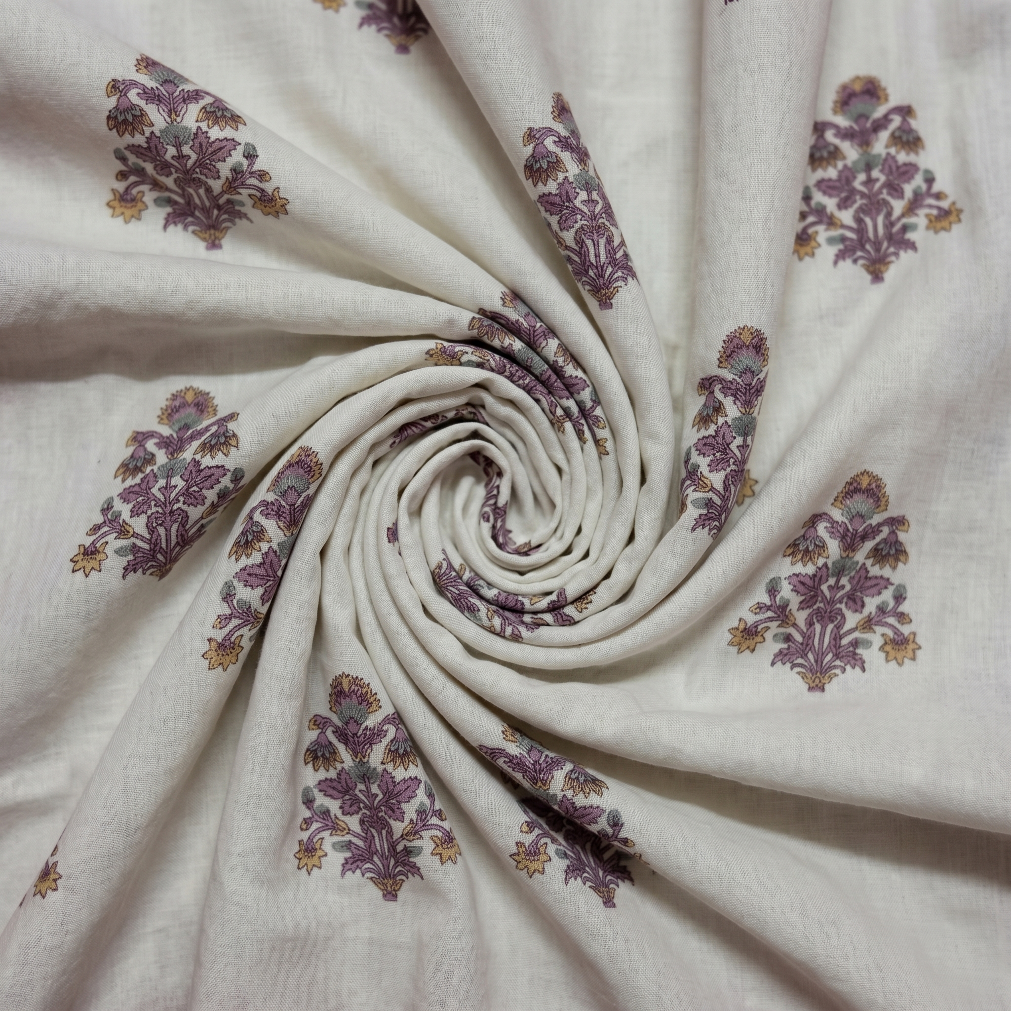 Lavender Floral Reversible Pure Cotton Single Bed Dohar