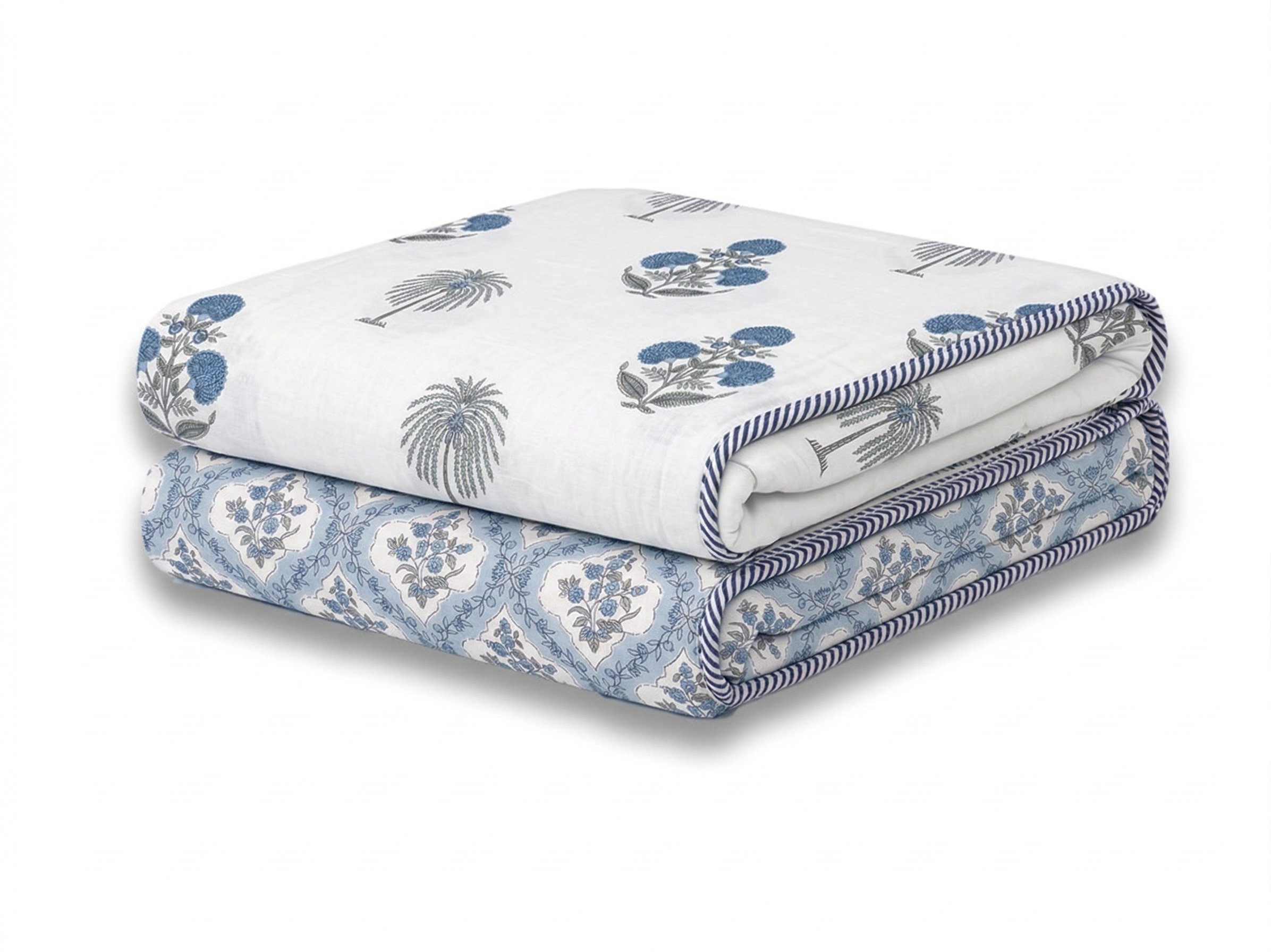 Block Print Pure Cotton Single Bed Dohar